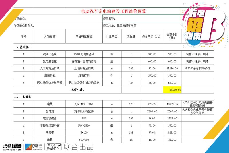 充电桩报价